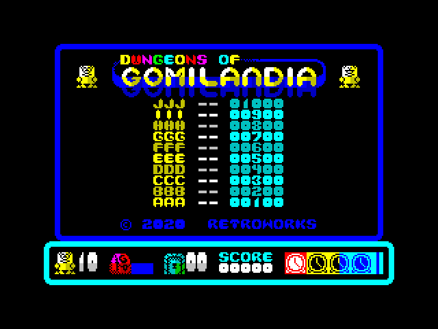 screen 3 from Dungeons of Gomilandia
