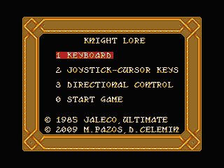 screen 2 from Knight Lore Remake